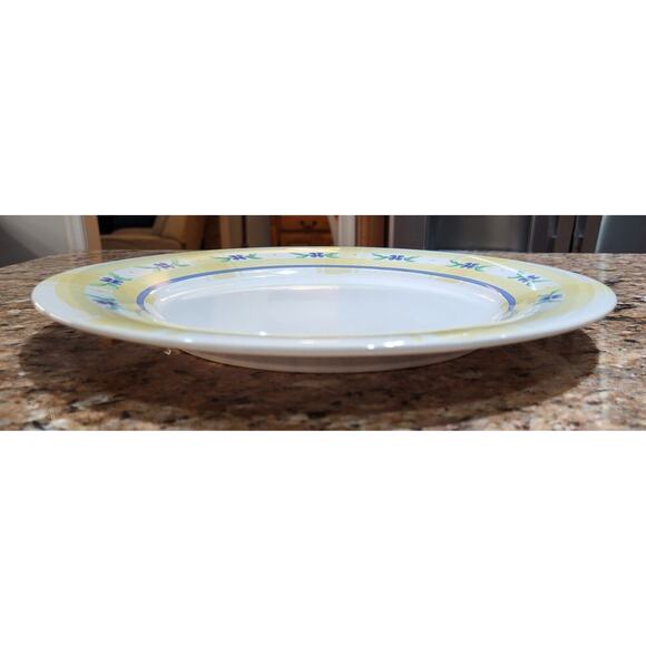 Pfaltzgraff Summer Breeze 11" Dinner Plate Yellow w/Blue Flowers Replacement - Picture 8 of 13